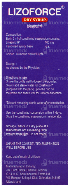 Lizoforce Dry Syrup 30Ml